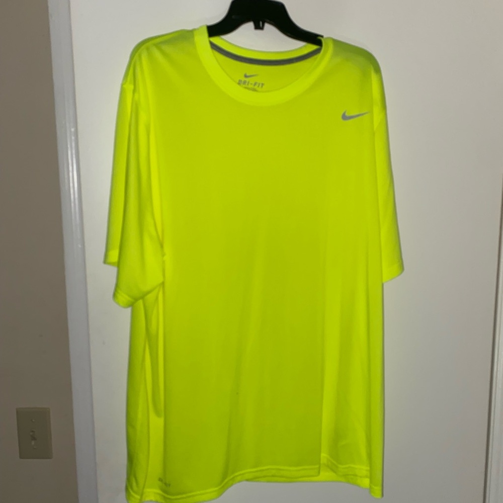 Nike Men's Bright Yellow Dri-FIT Tee